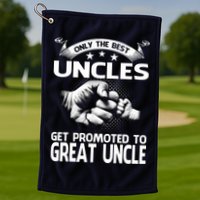 Only The Best Uncles Get Promoted To Great Uncle Golf Towel