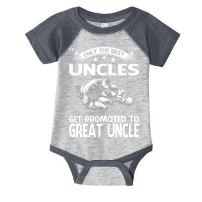 Only The Best Uncles Get Promoted To Great Uncle Infant Baby Jersey Bodysuit