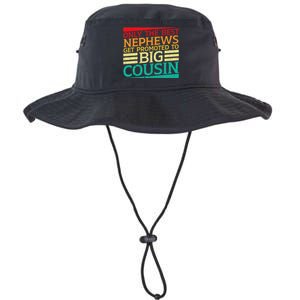 Only The Best Nephews Get Promoted To Big Cousin Future Legacy Cool Fit Booney Bucket Hat