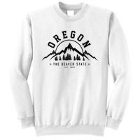 Oregon The Beaver State Portland Usa America Souvenir Sweatshirt