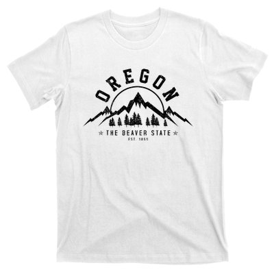 Oregon The Beaver State Portland Usa America Souvenir T-Shirt