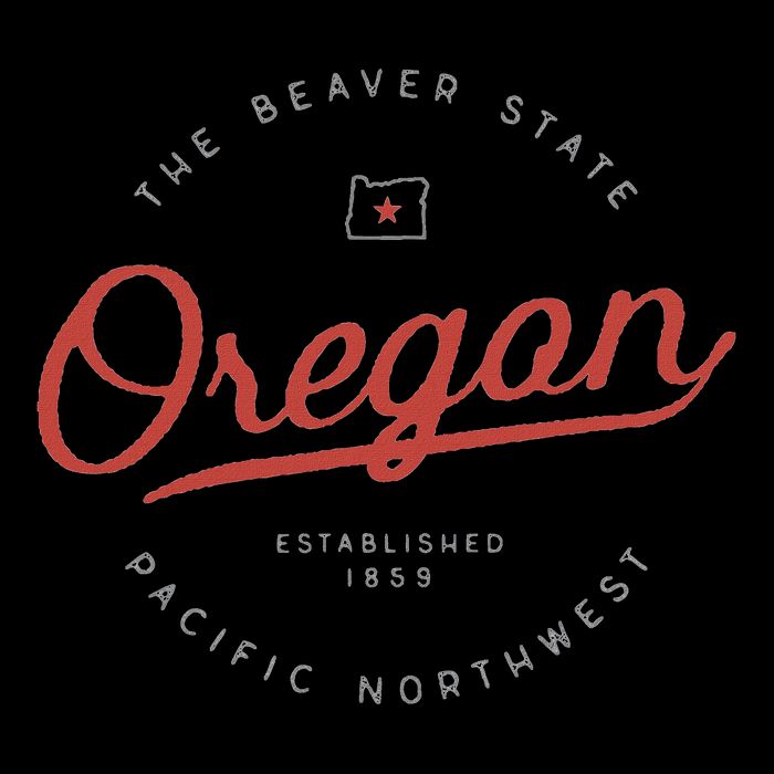 Oregon  The Beaver State Pacific Northwest Pnw Impact Tech Backpack