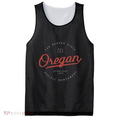 Oregon  The Beaver State Pacific Northwest Pnw Mesh Reversible Basketball Jersey Tank