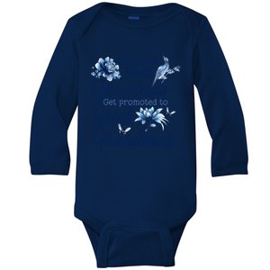 Only The Best Grandmas Get Promoted To Great Grandmas Gift Baby Long Sleeve Bodysuit