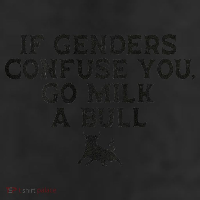 On The Back If Genders Confuse You Go Milk A Bull Meme Adult Drive Performance Visor