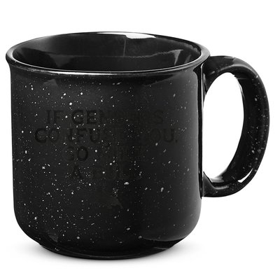 On The Back If Genders Confuse You Go Milk A Bull Meme 15oz Campfire Ceramic Mug
