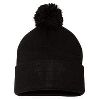 On The Back If Genders Confuse You Go Milk A Bull Meme Pom Pom 12in Knit Beanie