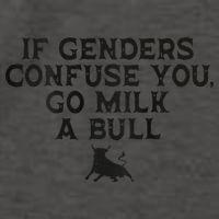 On The Back If Genders Confuse You Go Milk A Bull Meme Vector Backpack