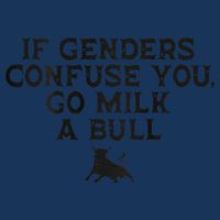 On The Back If Genders Confuse You Go Milk A Bull Meme Infant Baby Jersey Bodysuit