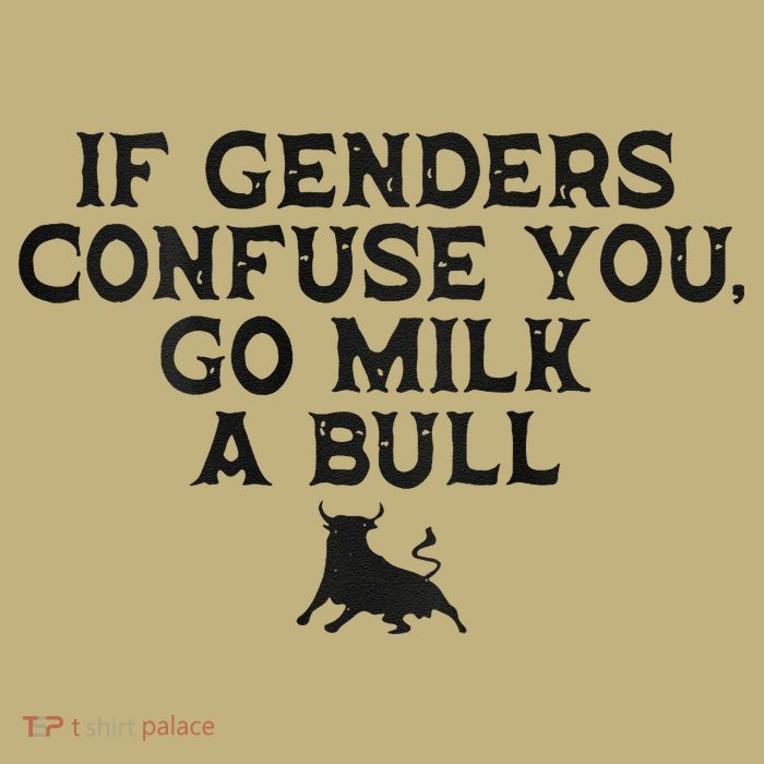 On The Back If Genders Confuse You Go Milk A Bull Meme Cooling Performance Long Sleeve Crew