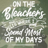 On The Bleachers Is Where I Spend Most Of My Days Sport Mama Legacy Tie Dye Trucker Hat