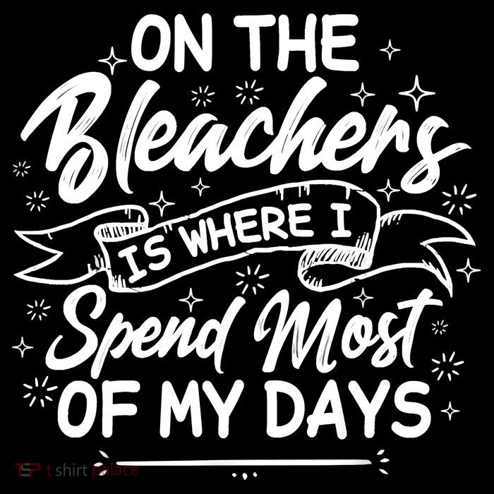 On The Bleachers Is Where I Spend Most Of My Days Sport Mama Bag