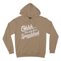 Oh... This Calls For A Spreadsheet Office Sarcastic Saying Hoodie