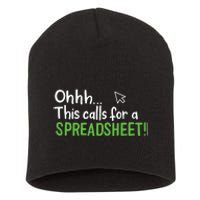 Ohhh This Calls For A Spreadsheet Short Acrylic Beanie