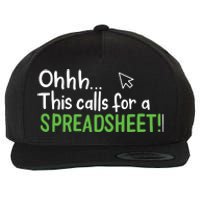 Ohhh This Calls For A Spreadsheet Wool Snapback Cap