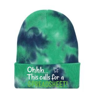 Ohhh This Calls For A Spreadsheet Tie Dye 12in Knit Beanie