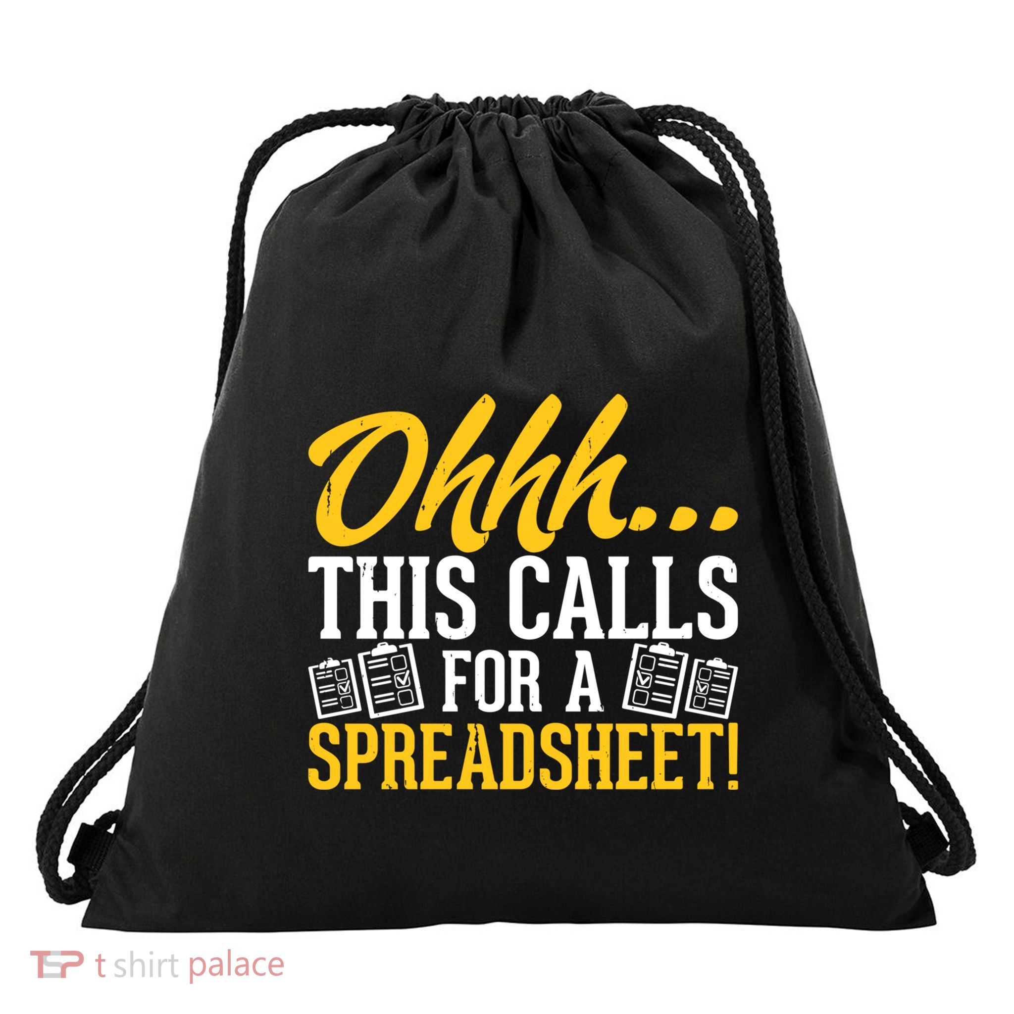 Ohhh This Calls Spreadsheet Gift Drawstring Bag