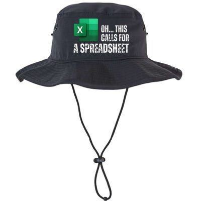 Oh This Calls For A Spreadsheet Funny Gift Legacy Cool Fit Booney Bucket Hat