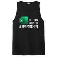 Oh This Calls For A Spreadsheet Funny Gift PosiCharge Competitor Tank