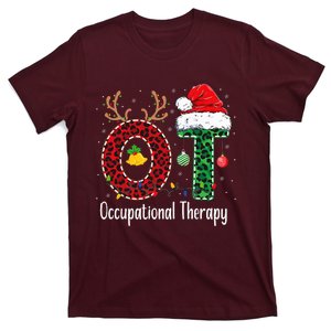 Occupational Therapy Christmas Santa Hat Ot Therapist T-Shirt