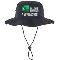 Oh This Calls For A Spreadsheet Funny Office Legacy Cool Fit Booney Bucket Hat