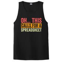 Oh This Calls For A Spreadsheet Office Sarcastic Saying PosiCharge Competitor Tank