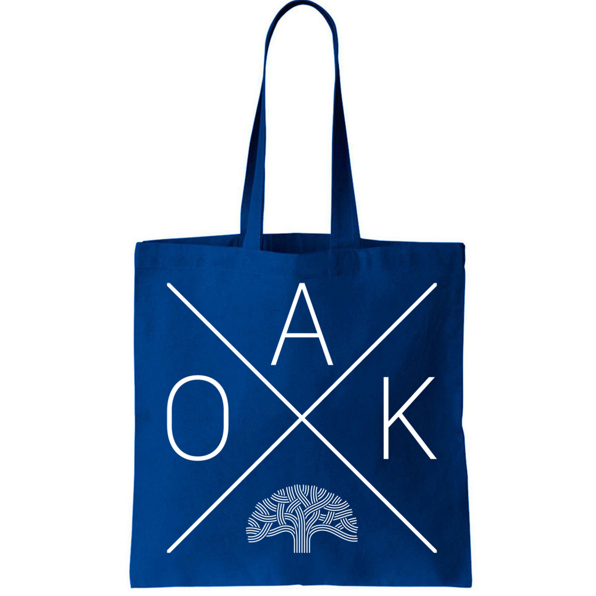 Oak Tree Cross Design (Grey) Gift Oakland California Gift Bag