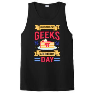 Only The Coolest Geeks Are Born On Pie Day PosiCharge Competitor Tank