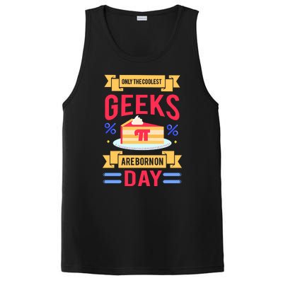 Only The Coolest Geeks Are Born On Pie Day PosiCharge Competitor Tank