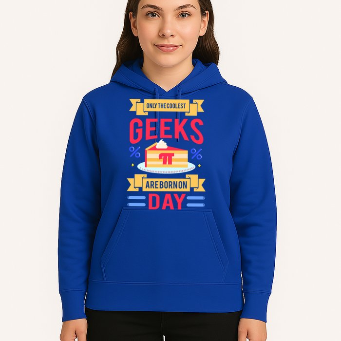 Only The Coolest Geeks Are Born On Pie Day Hoodie