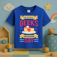 Only The Coolest Geeks Are Born On Pie Day Toddler T-Shirt