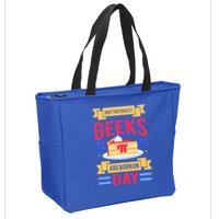 Only The Coolest Geeks Are Born On Pie Day Zip Tote Bag