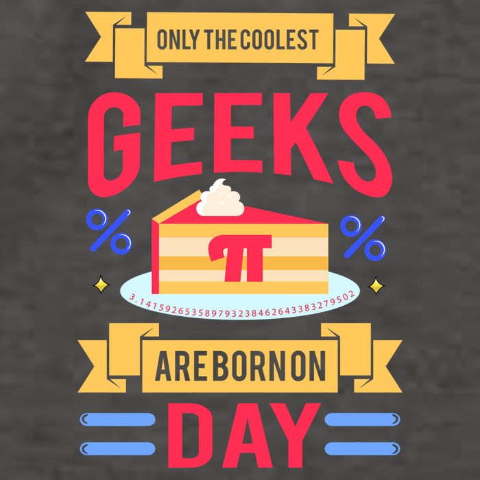 Only The Coolest Geeks Are Born On Pie Day Vector Backpack