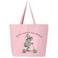 Off To Commit Tom Foolery Frog And Fun Playful Humor 25L Jumbo Tote