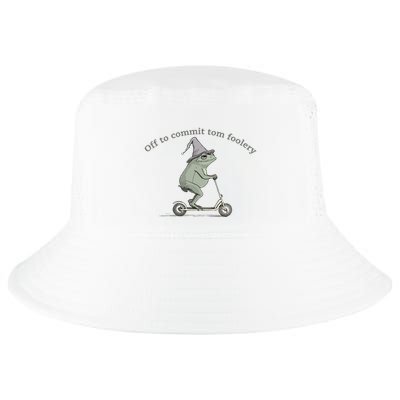 Off To Commit Tom Foolery Frog And Fun Playful Humor Cool Comfort Performance Bucket Hat