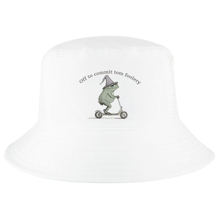 Off To Commit Tom Foolery Frog And Fun Playful Humor Cool Comfort Performance Bucket Hat