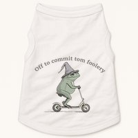 Off To Commit Tom Foolery Frog And Fun Playful Humor Doggie Tank