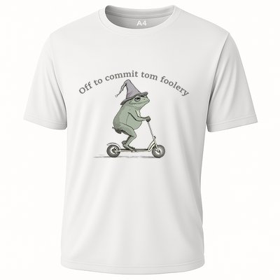 Off To Commit Tom Foolery Frog And Fun Playful Humor Performance Shirt