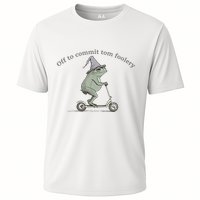 Off To Commit Tom Foolery Frog And Fun Playful Humor Performance Shirt