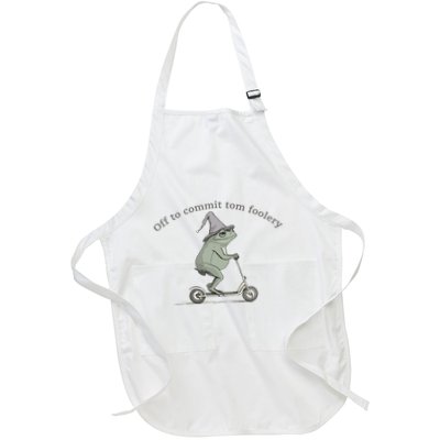 Off To Commit Tom Foolery Frog And Fun Playful Humor Apron