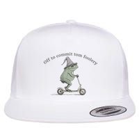 Off To Commit Tom Foolery Frog And Fun Playful Humor Flatbill Hat