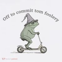 Off To Commit Tom Foolery Frog And Fun Playful Humor Mesh Reversible Basketball Jersey Tank