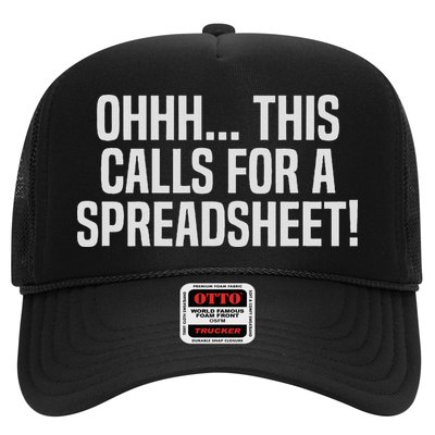 Ohhh This Calls For A Spreadsheet Actuarial Analyst Actuary Trucker Hat