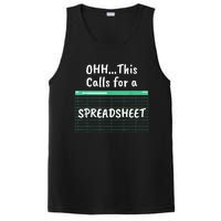 Oh... This Calls For A Spreadsheet Office Quote Saying Funny PosiCharge Competitor Tank