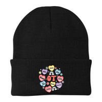 Occupational Therapy Candy Heart Valentines Day Beanie
