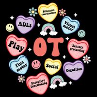 Occupational Therapy Candy Heart Valentines Day Tank Top