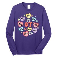 Occupational Therapy Candy Heart Valentines Day Long Sleeve Shirt