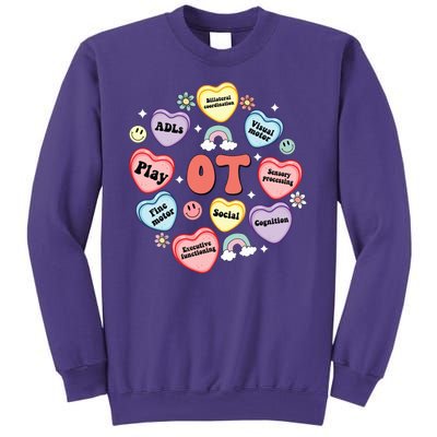 Occupational Therapy Candy Heart Valentines Day Sweatshirt