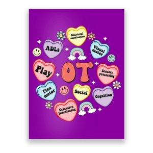 Occupational Therapy Candy Heart Valentines Day Poster