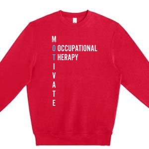 Occupational Therapy Cool Otcute Gifta Therapist Gift Premium Crewneck Sweatshirt